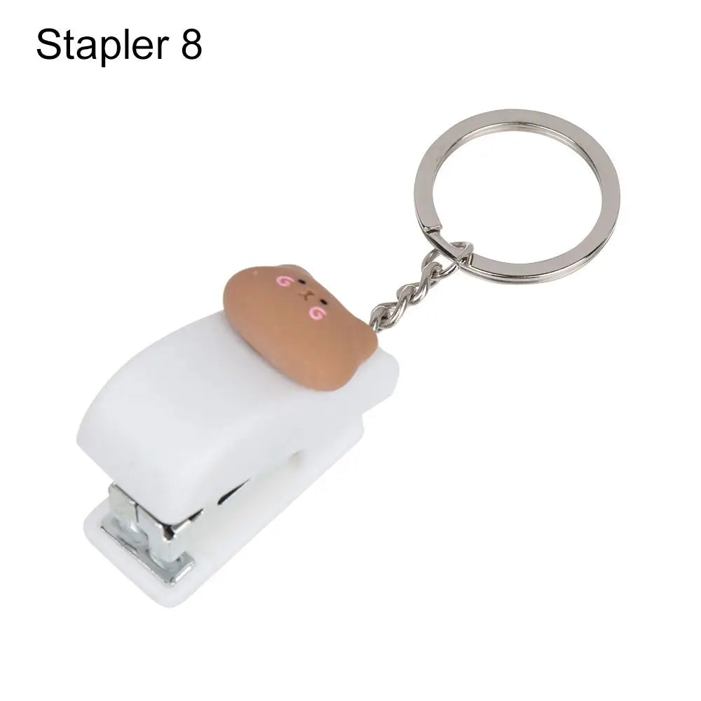 engrapadora pequeña llavero oso+