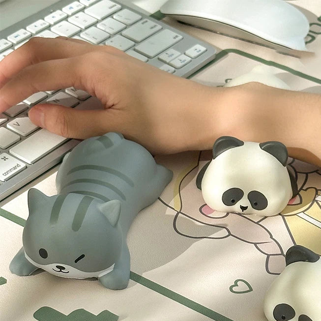 reposamuñecas diseño kawai