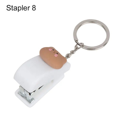 engrapadora pequeña llavero oso+
