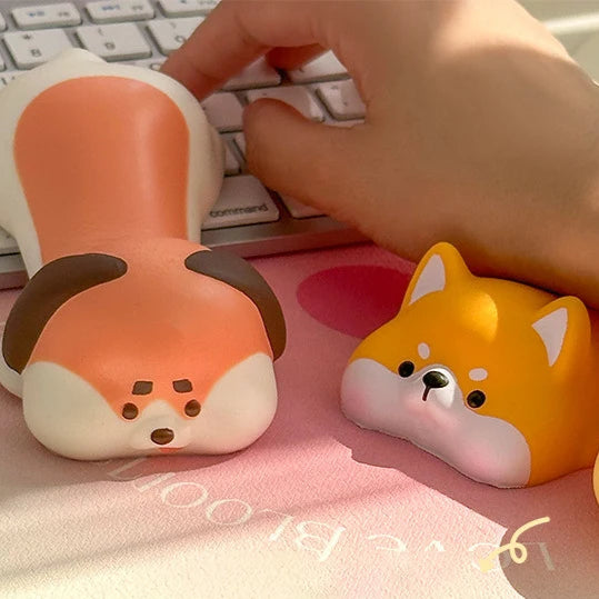Reposamuñecas diseño perros kawai